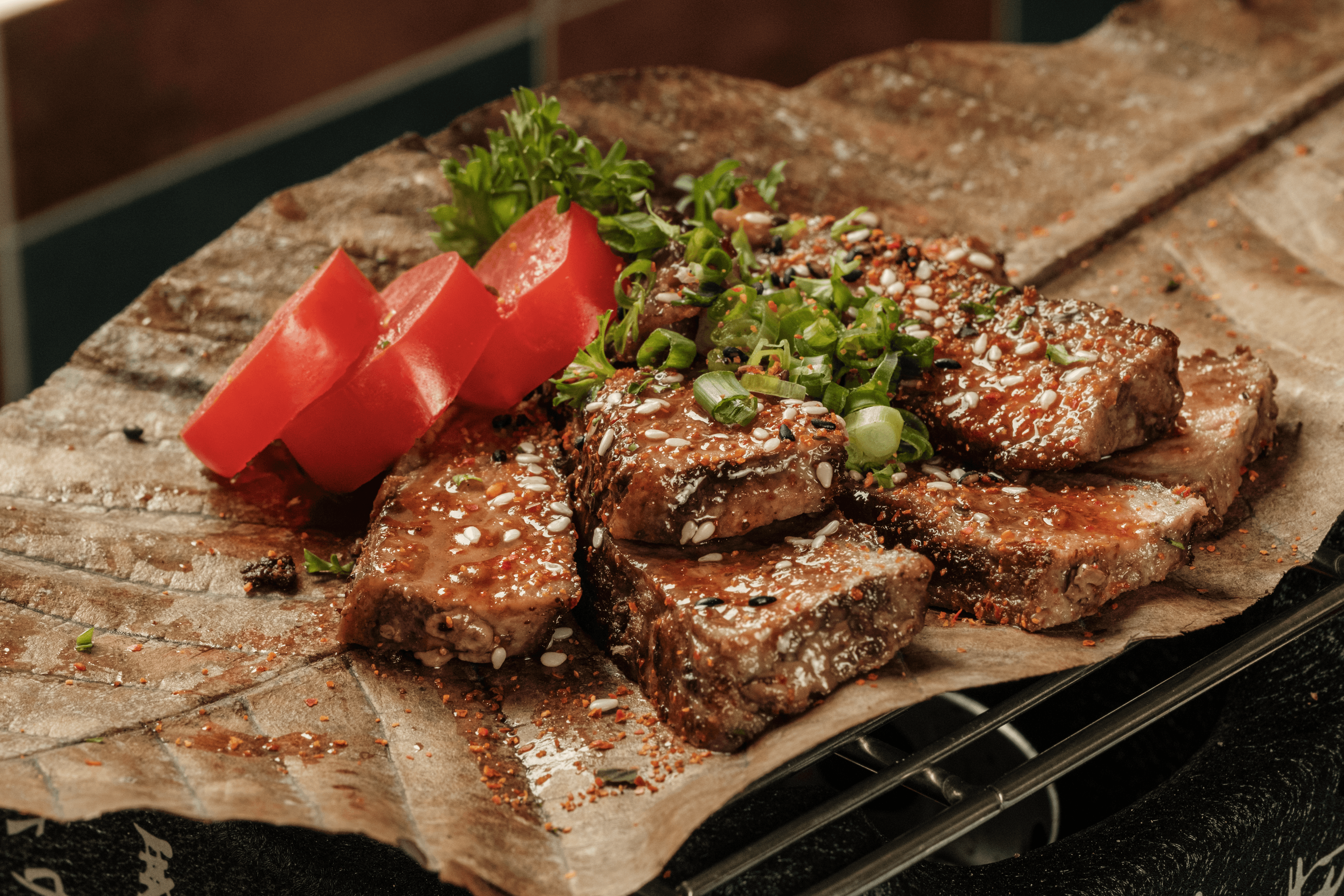 Sakura Beef Hoba Grilled