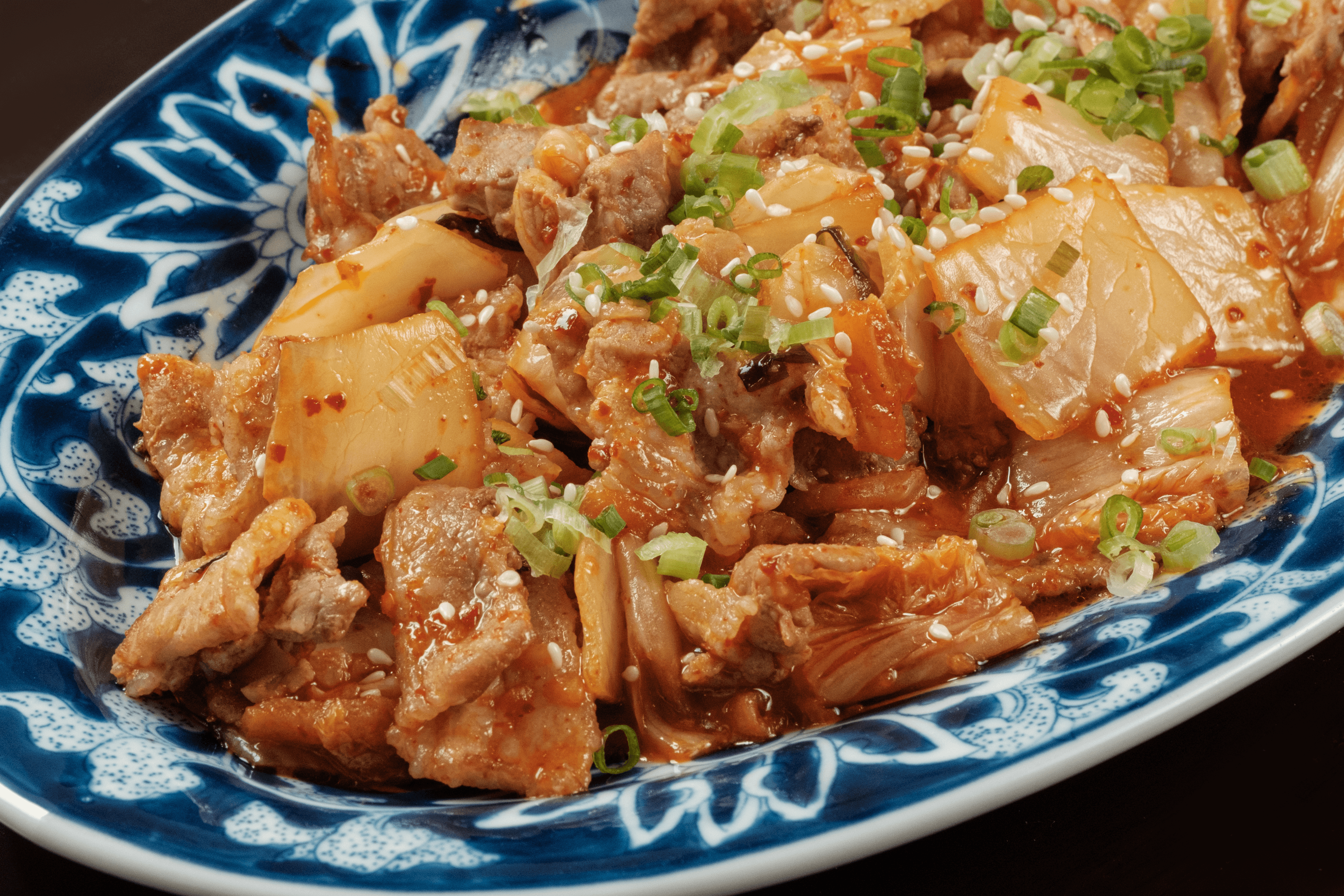 Kimchi Pork Stir-fry