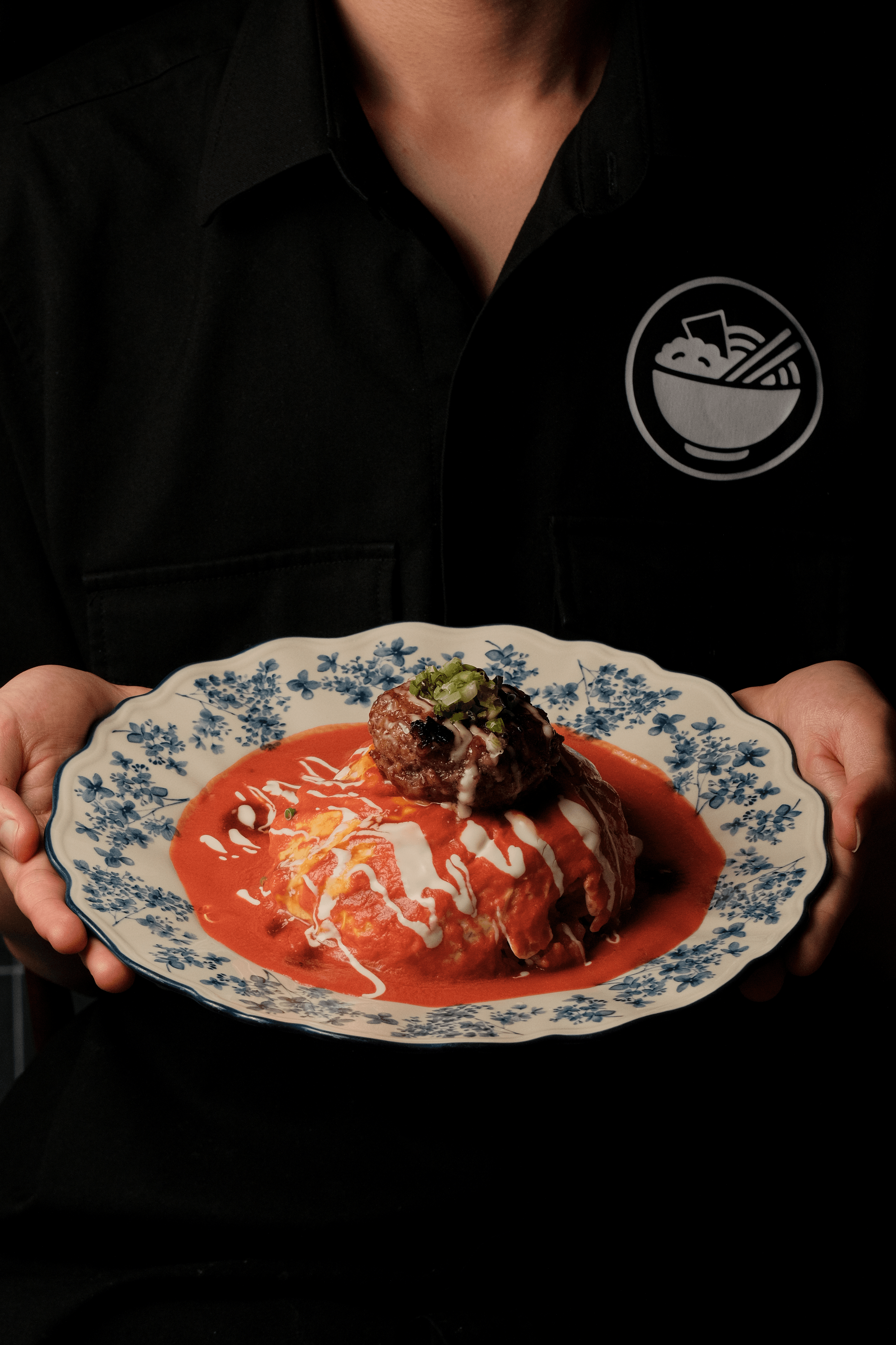 Volcado Burger Omurice