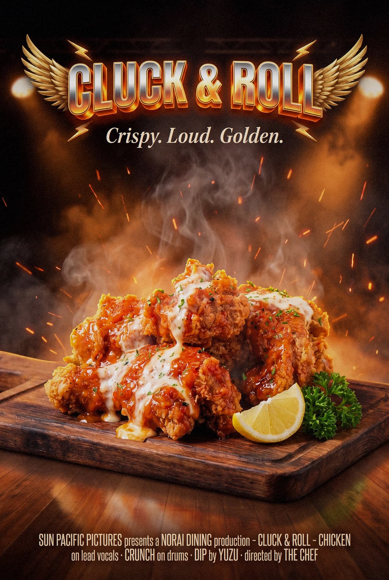 Cluck & Roll — A poultry in motion